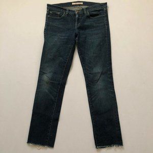 J Brand Jeans Women's 26 Blue Skinny Denim Pants Regular Fit Size 26 (26x27)